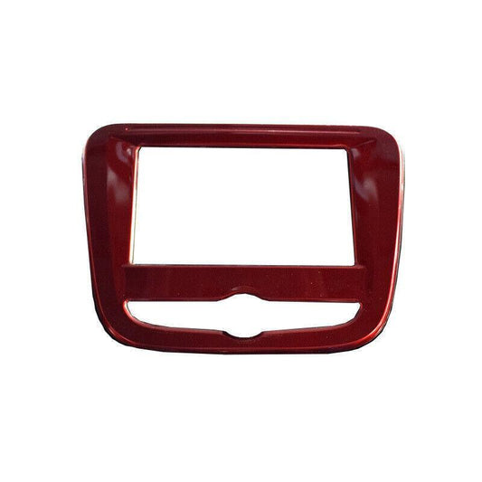 for Chevy Equinox 2018-2023 Red Steel Center Console Navigation Screen Frame 7¡±