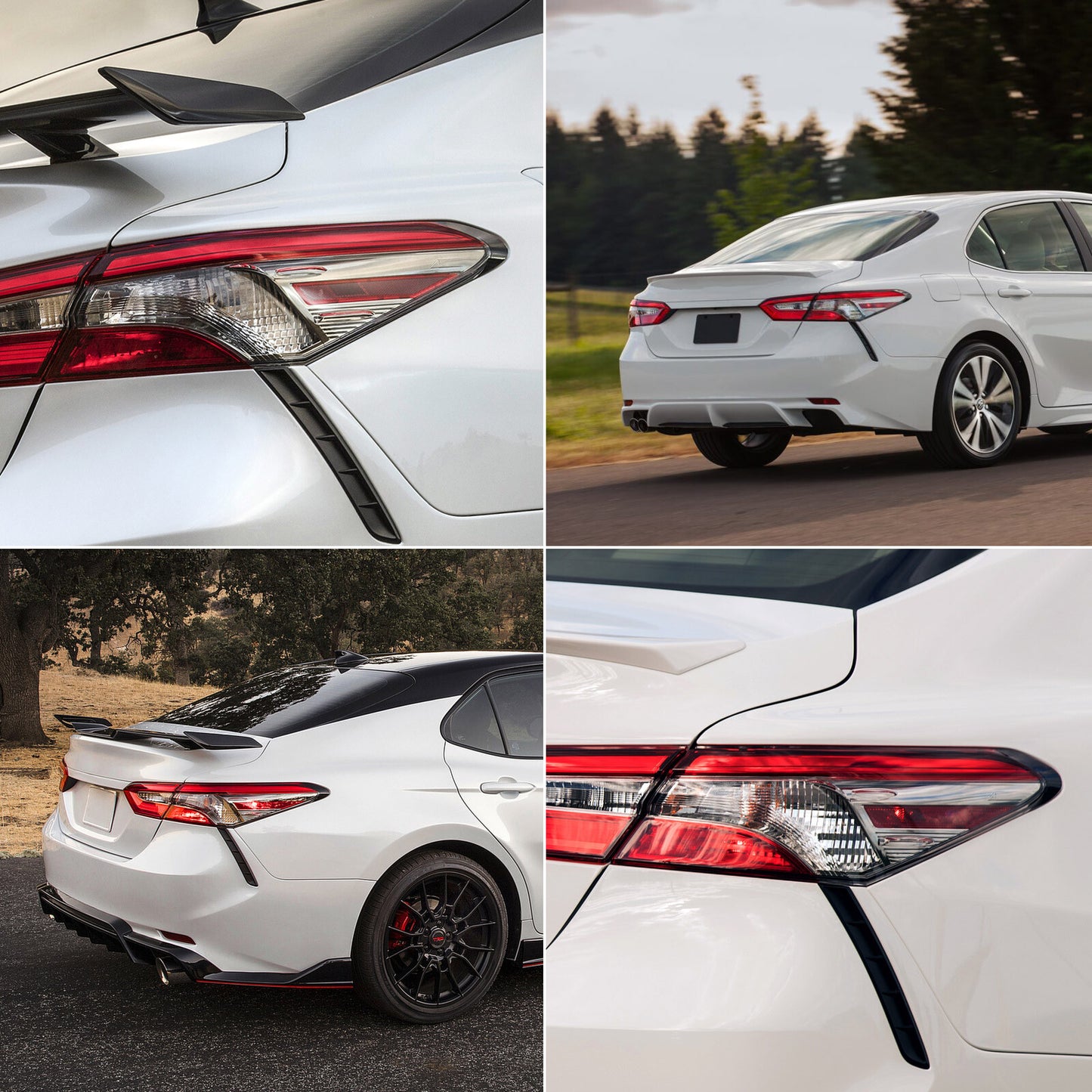 For 2018 2019 2020 for Toyota for Camry Chrome Right Passenger Outer Tail Light Lamp RH