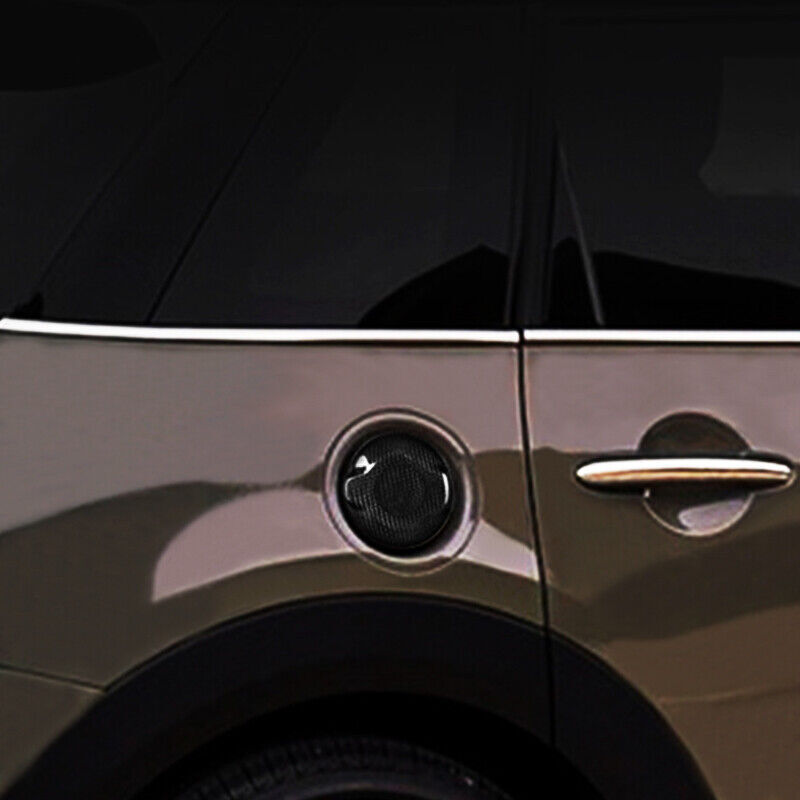 Carbon Fiber Door Gas Cap Fuel Filler Tank Cover for BMW for Mini Cooper F55 F56 F57