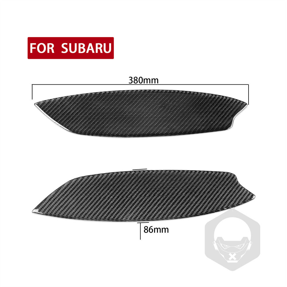 Carbon Fiber Headlight Eyelids Eyebrow Trim for Subaru Impreza WRX STI 2002-2003