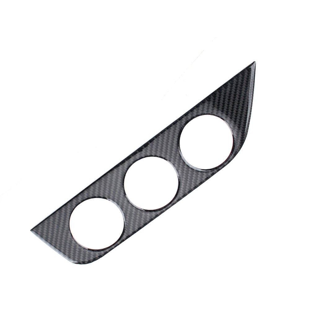 Carbon Fiber Air Conditioner Switch Panel Trim for Toyota for Corolla 2014-2018 B