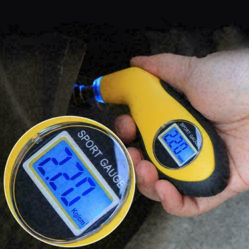 Digital tire pressure gauge LCD electronic testing tool suitable for Huidai for Kia