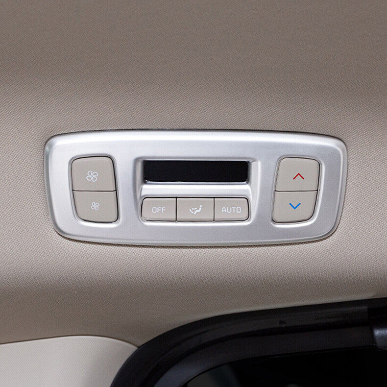 for Kia Carnival 2022-2023 silver Inner Rear Roof AC Button Control Frame cover