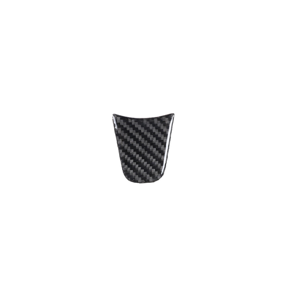Carbon fiber interior steering wheel cover trim suitable for Chrysler 300 2015-22