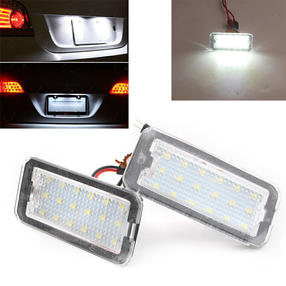 Fit for Fiat 500 500c + Cabriolet LED SMD License Plate Light Number Plate Light 12V