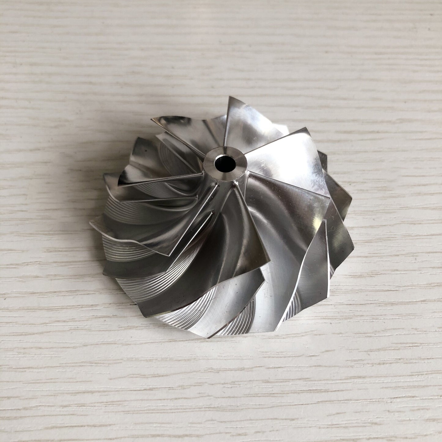 B03G Reverse 7+7 Blade 59.00/76.00mm Performance Turbine Billet Compressor Wheel