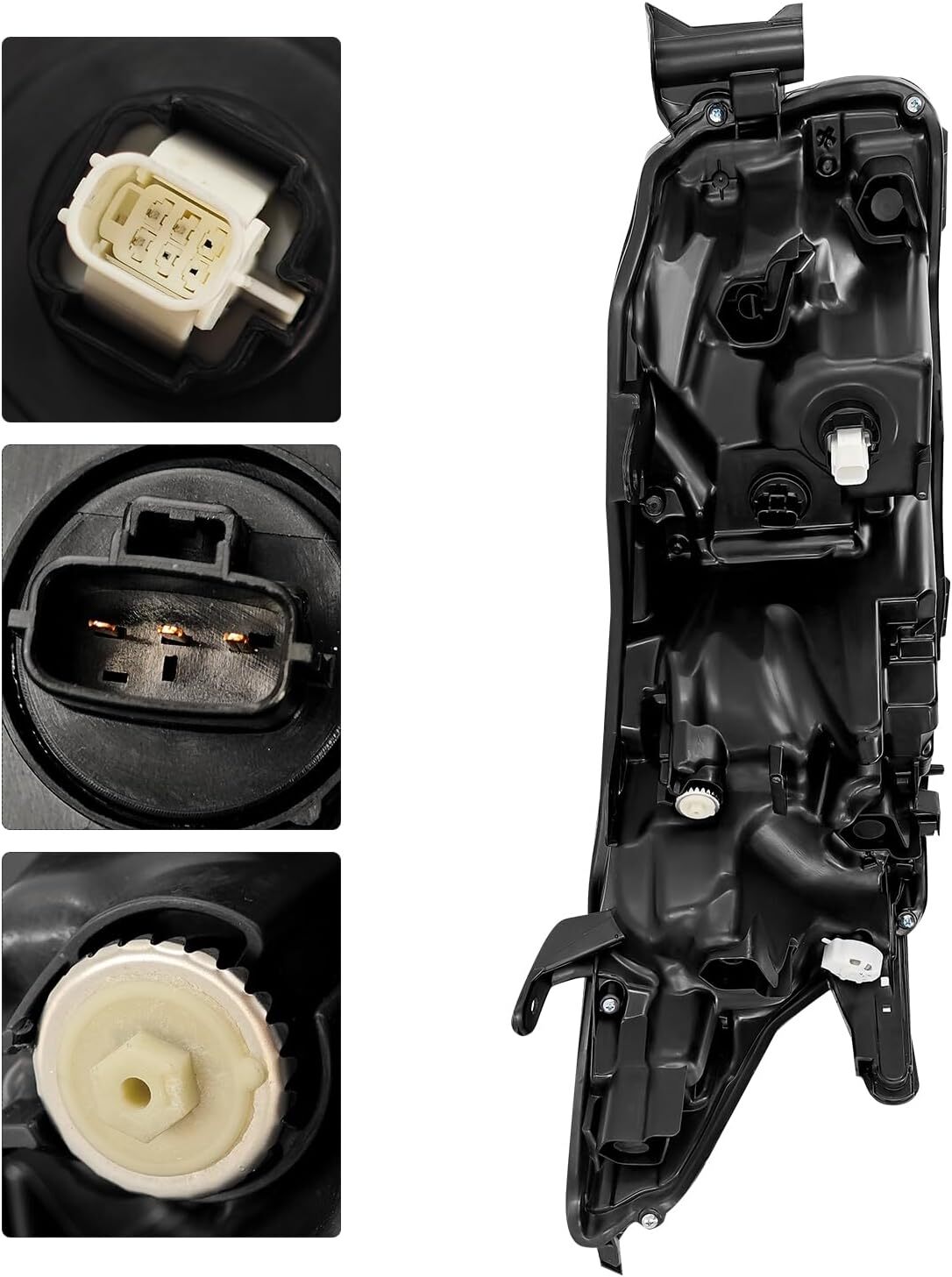 LED headlights with left-hand drive and right-hand passenger projection are available on the 2025 for Toyota for Camry LE SE.