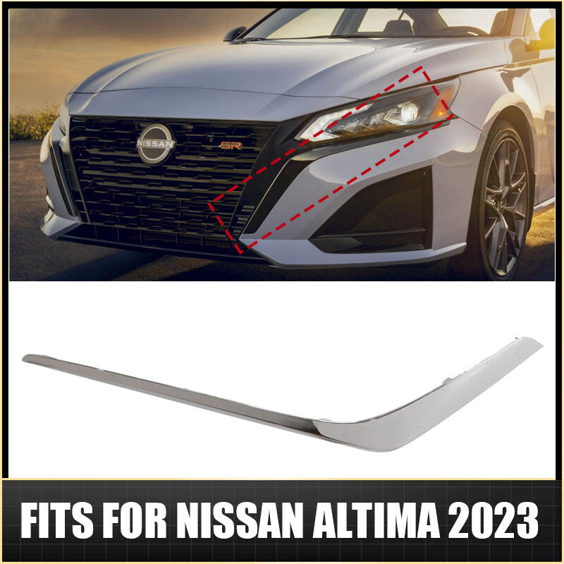 Chrome Grille Trim Driver Side Left Hand 620759HF0A Fits For 2023 for Nissan Altima