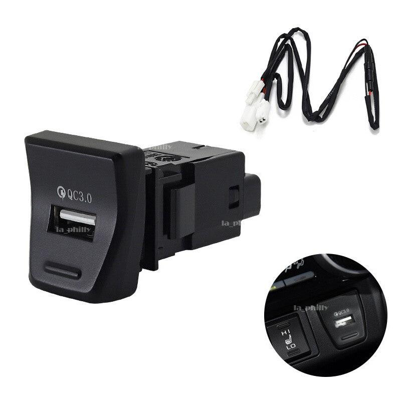 Car Central Control AUX USB for Charger Switch Cable Fit For 2019-2020 for Toyota RAV4