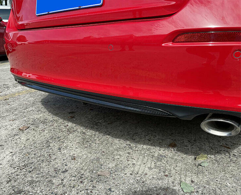for Honda for Civic 2022-2023 Carbon Fiber Rear Bumper Cover decor protector Trim