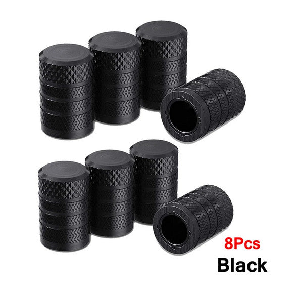 4-piece car tire valve cover rod air dust cover dustproof silver punishment skull for VW