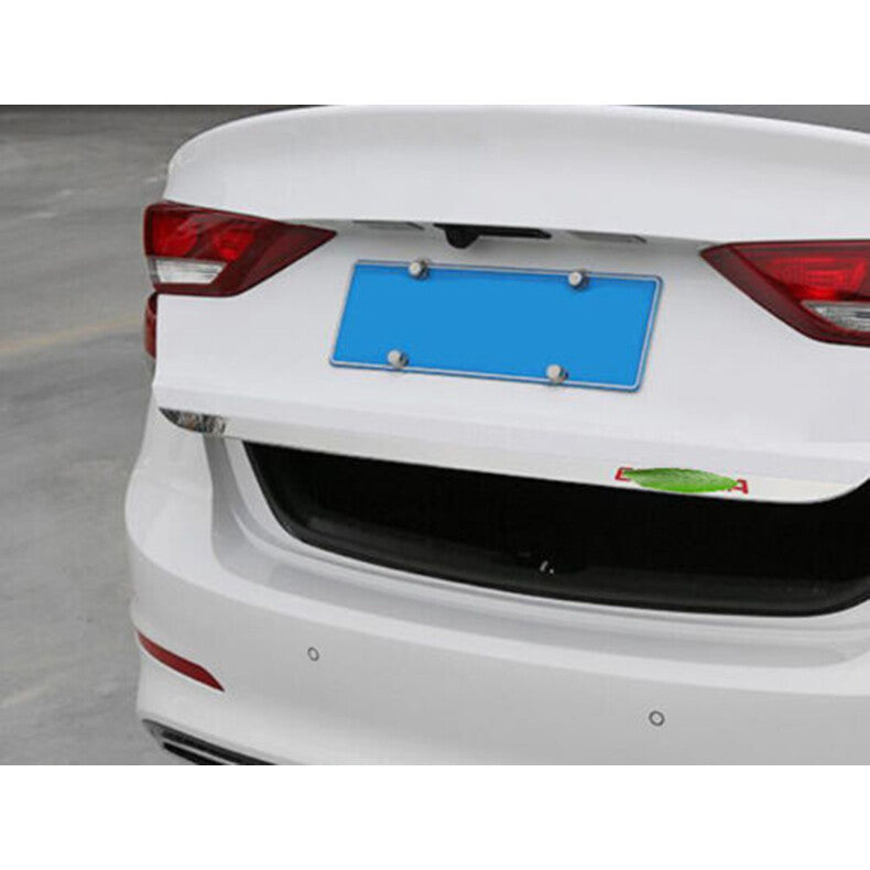 for Hyundai for Elantra 2017-2018 stainless Rear Door Trunk Lid Tailgate Strip Trim