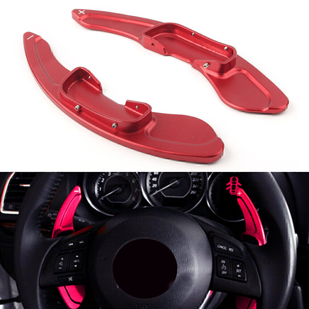 Pair L+R Steering Wheel Shift Paddle Shifter Fits for Mazda 3 6 CX-3CX-4 CX-5MX-5