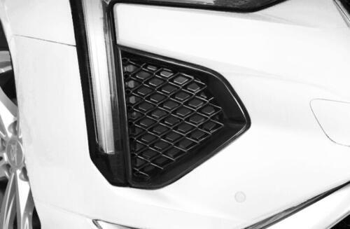 for Cadillac CT4 2020-22 Piano Black ABS Front Fog Light Panel Cover Replace 2x