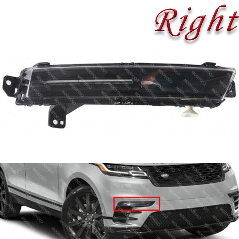 Right Front Bumper Black Fog Lamp Fit For 2018-2020 for Range Rover Velar