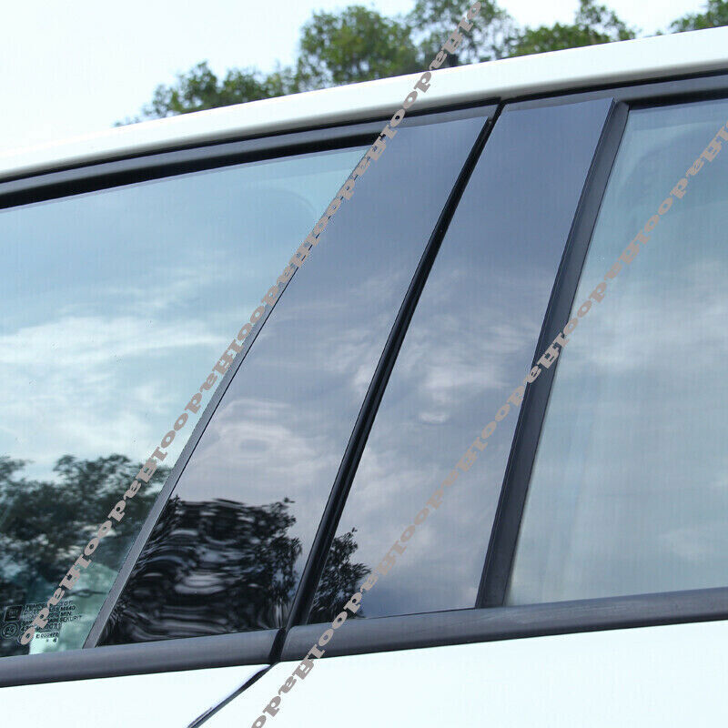 for Mazda CX-5 CX5 2017-2024 PC Black Pillar Posts Panel Door Trim Piano Covers