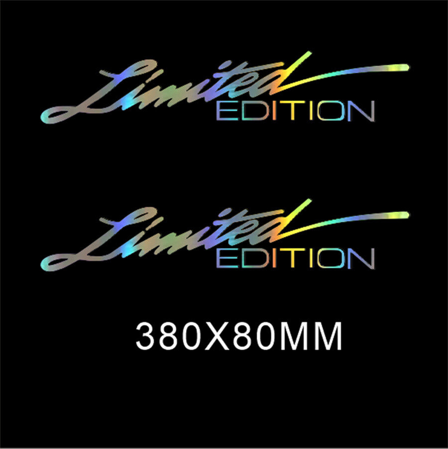 Limited Edition Body Kit Vinyl Decal Racing Sticker Emblem Logo For Car Truck