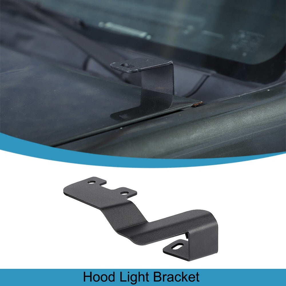 Left Side Engine Hood LED Light Lamp Bracket Mount for Suzuki for Jimny 2007-2017