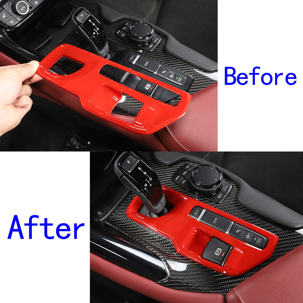 Two-piece set of black alloy side panel covers for Mercedes-Benz G-Class 2004-2018.