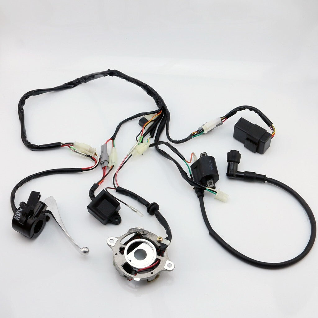 Wiring Harness Loom IGNITION CDI CONTROL UNIT COIL SWITCH for YAMAHA PW50 PY50