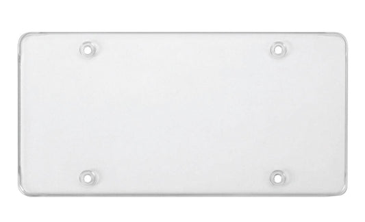 1 piece of transparent car license plate cover for front and rear trunk suitable for Jeep