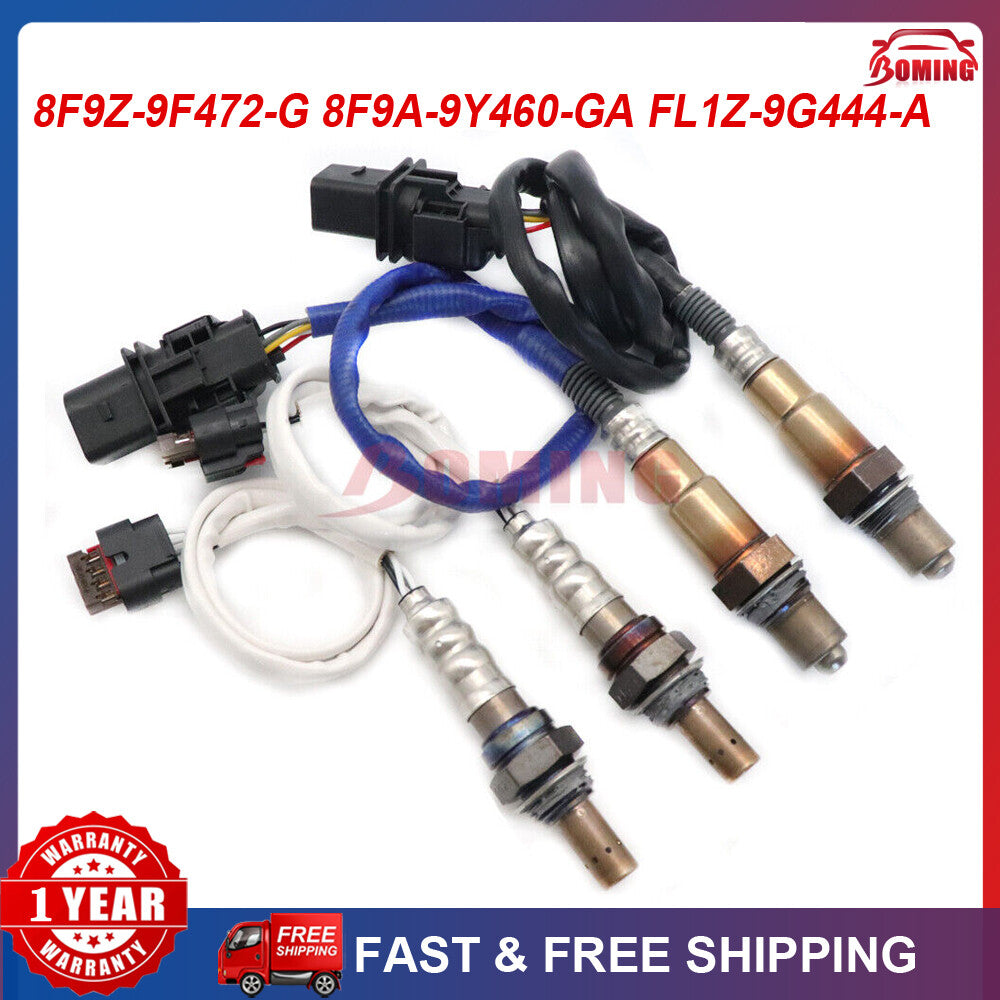 4pcs Oxygen O2 Sensor 12 For 2001-2003 for Porsche for 911 H6 3.6L Upstream+Downstream