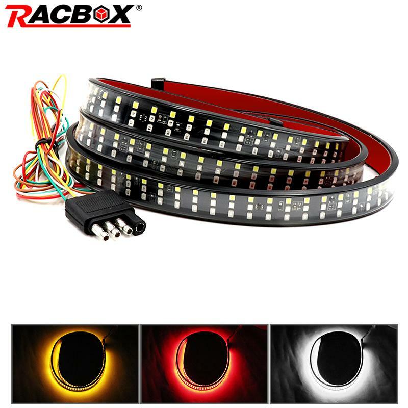 60 Truck Tailgate LED Light Bar Brake Reverse Turn Signal Stop Tail Strip