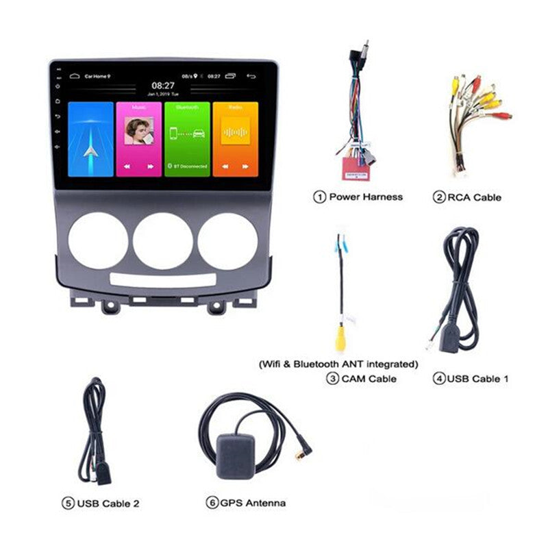 Android for MAZDA 5 2005-2010 Car Radio Multimedia Video Player GPS Navigationt