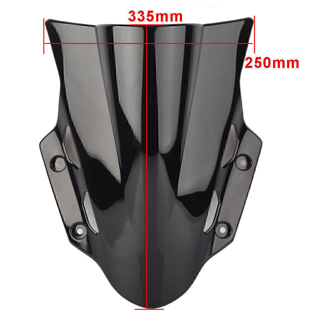 Windschilder Windschild ABS Kunststoff f¨¹r for Suzuki GSX250R 2017 - 2020 Schwarz