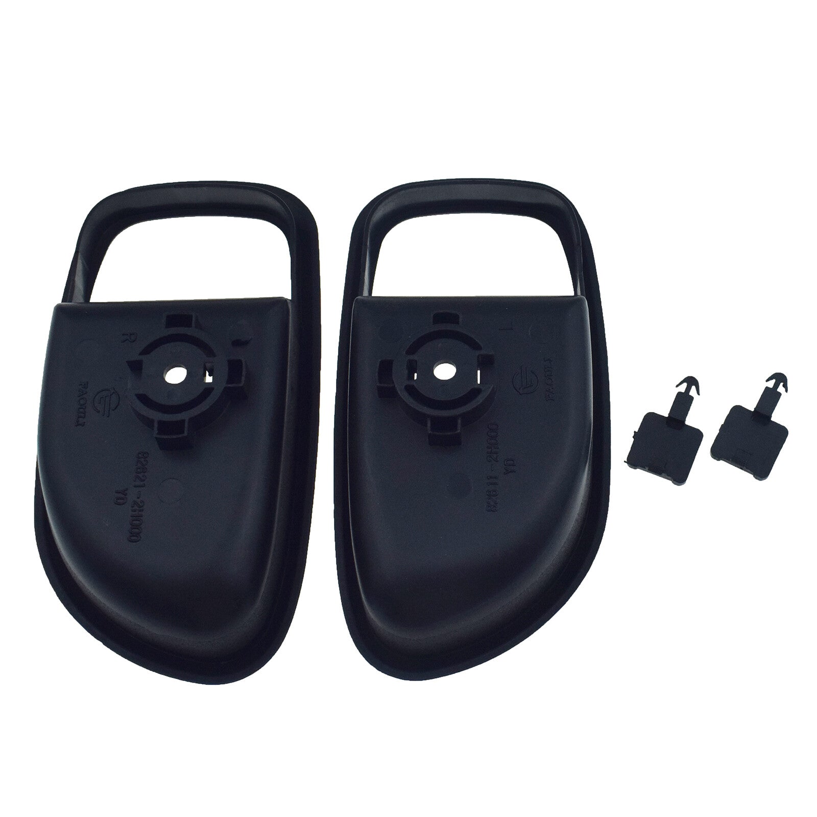 Pair Interior Door Handle Bezel Left  Right Side For 2007-2010 for Hyundai for Elantra