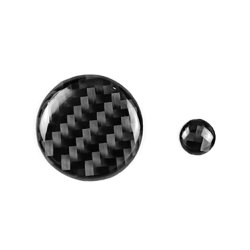 Carbon Fiber Multimedia Knob Volume Button Trim for Mazda 3 for Mazda 6 CX-5 CX-9