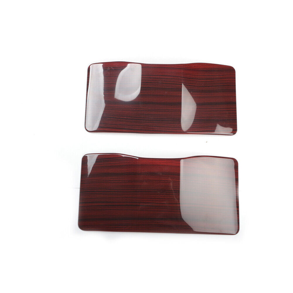 Rear Air Outlet Anti-Kick Panel Trim Interior Fit for Lexus for ES 2015-17 Red Wood