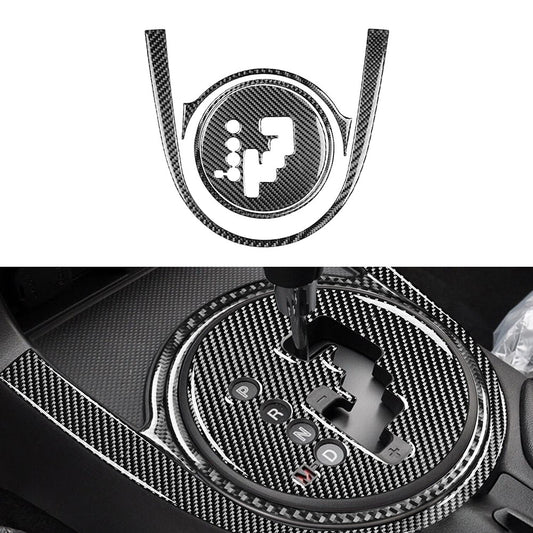 4Pcs Carbon Fiber Interior Gear Shift Cover Trim for Mazda MX-5 Miata 2009-2015