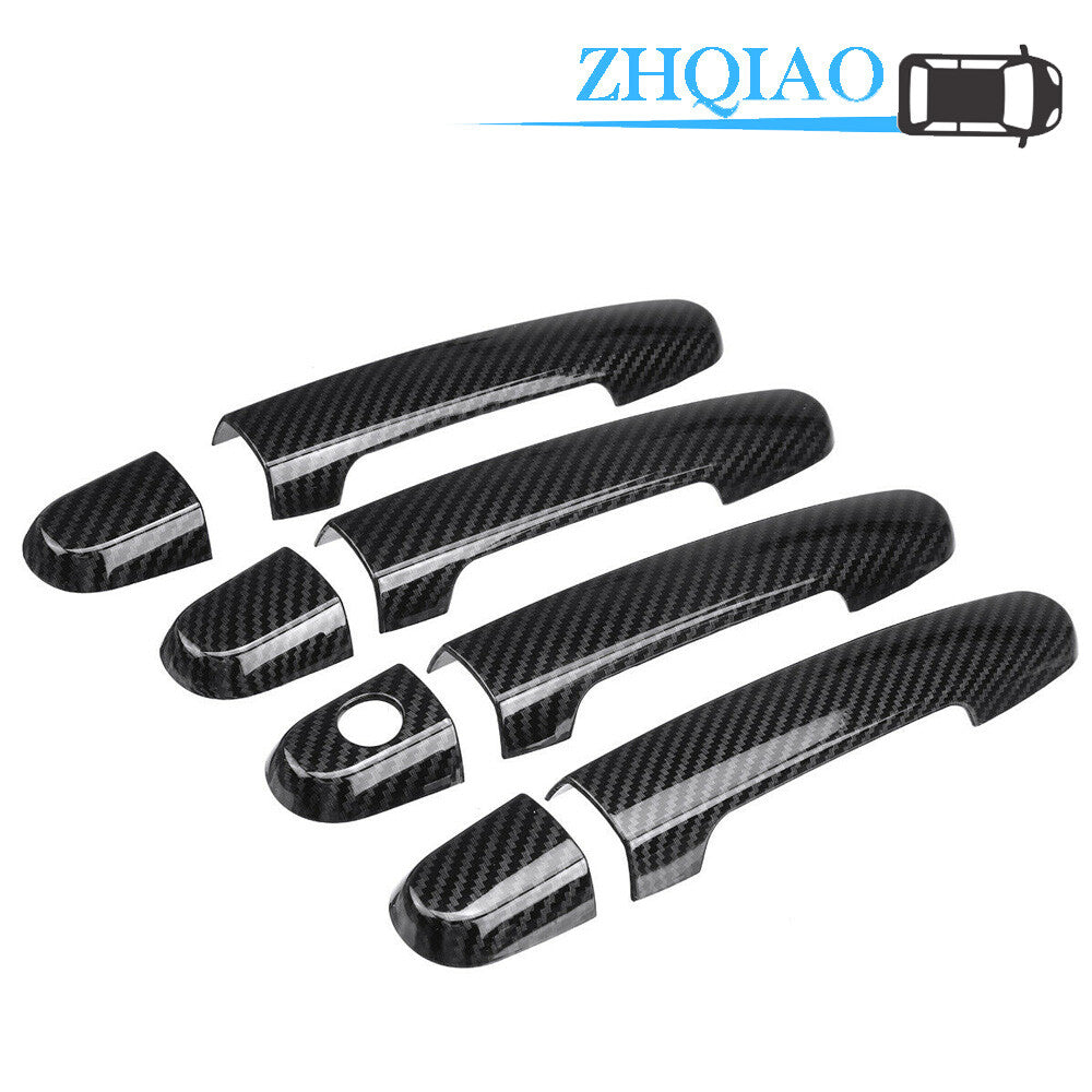 Carbon Fiber Style Door Handle Cover Fit for Toyota Solara 2005-2008