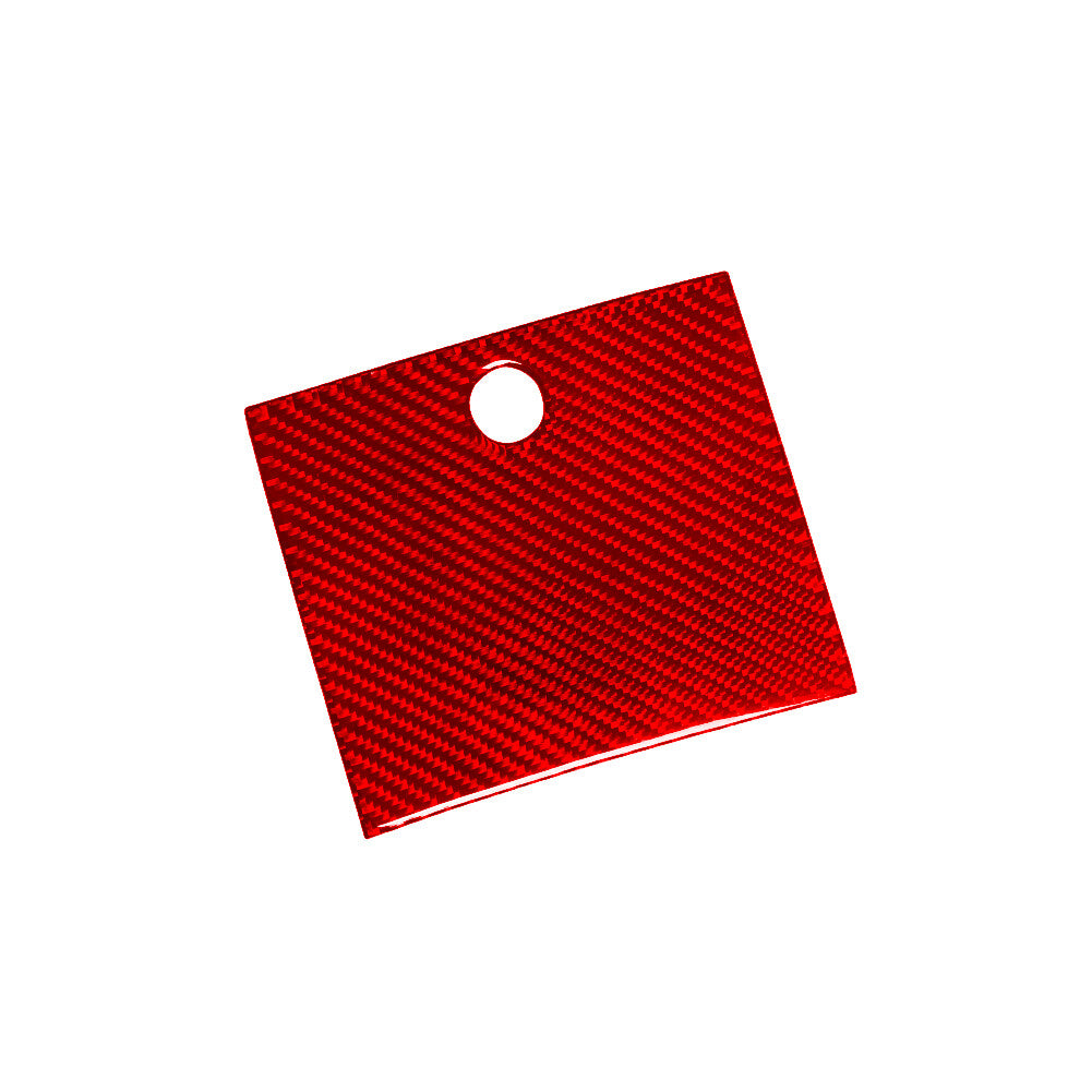 Red Carbon Fiber Rear Central Storage Trim Cover for Mercedes R-Class 2009-2012