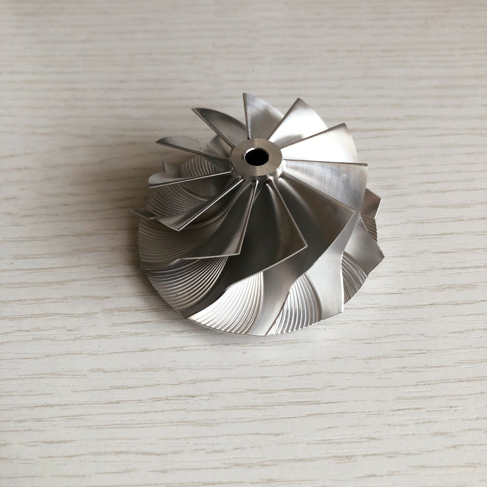 B03G reverse 53.90/67.00mm 11+0 blades performance billet compressor wheel
