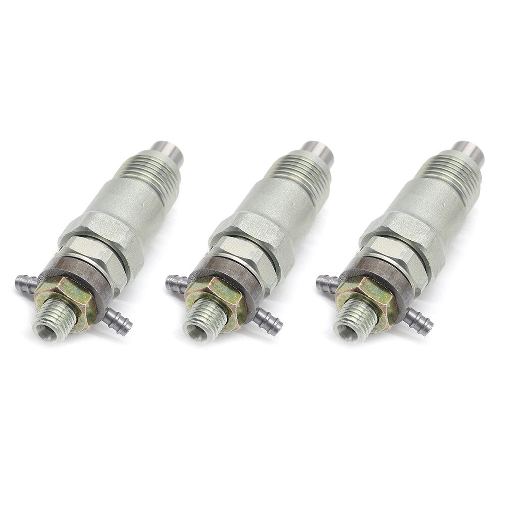 3-pack of new fuel injectors suitable for Kubota D750, D850, D950, D1302, D1402, V1702, V1902
