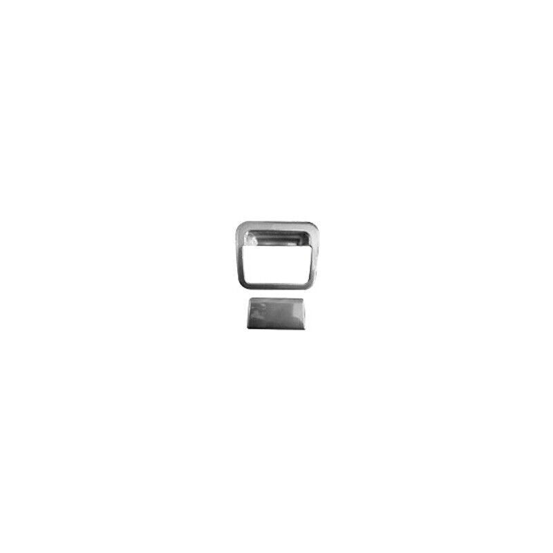 for Mazda 3 Axela 17-18 Matte Silver for Co -Pilot Storage Box Handle Sticker Trim 2X