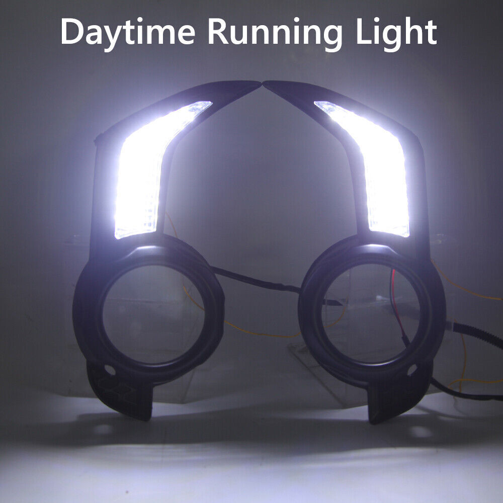 LED DRL for Toyota 4Runner 2014-2021 Front Fog Daytime Running Light Turn Signal