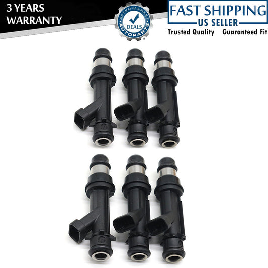 6x 25323971 Fuel Injectors for 2000-2005 for Buick Century for Chevy Malibu for Pontiac