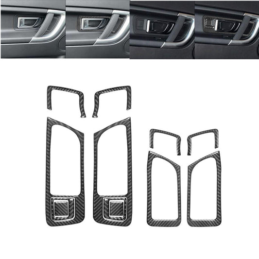 14pcs Carbon Fiber Door Pull Cover Trim for Land Rover Discovery Sport 2015-2019