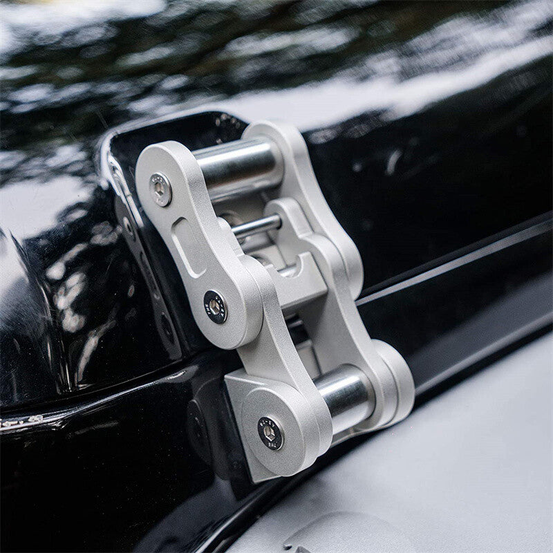 Hood Latch Locking Hood Catch Buckle Kit for Jeep for Wrangler JK 07-17 Replacement