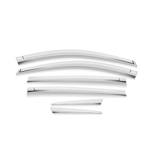 for Toyota RAV4 2013-2018 Chrome Window Wind Visors Rain Guard Vent Deflectors