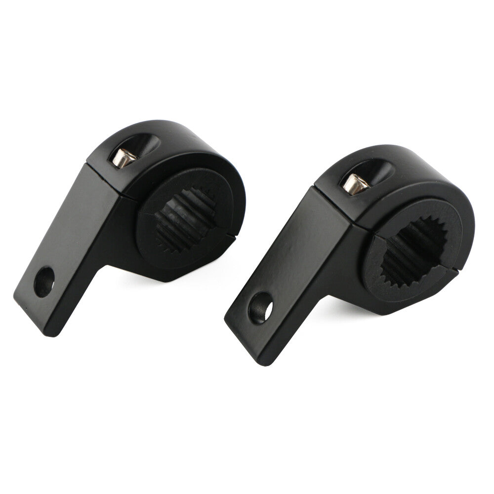 A pair of 1.15-inch mounting brackets with cage tubes and roller brackets are suitable for LED light strips.