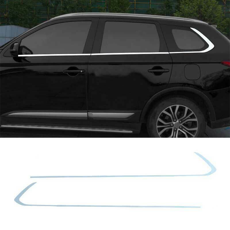 for Mitsubishi Outlander 2013-20 Chrome Window Bottom Sill Molding Strip Trim 6x