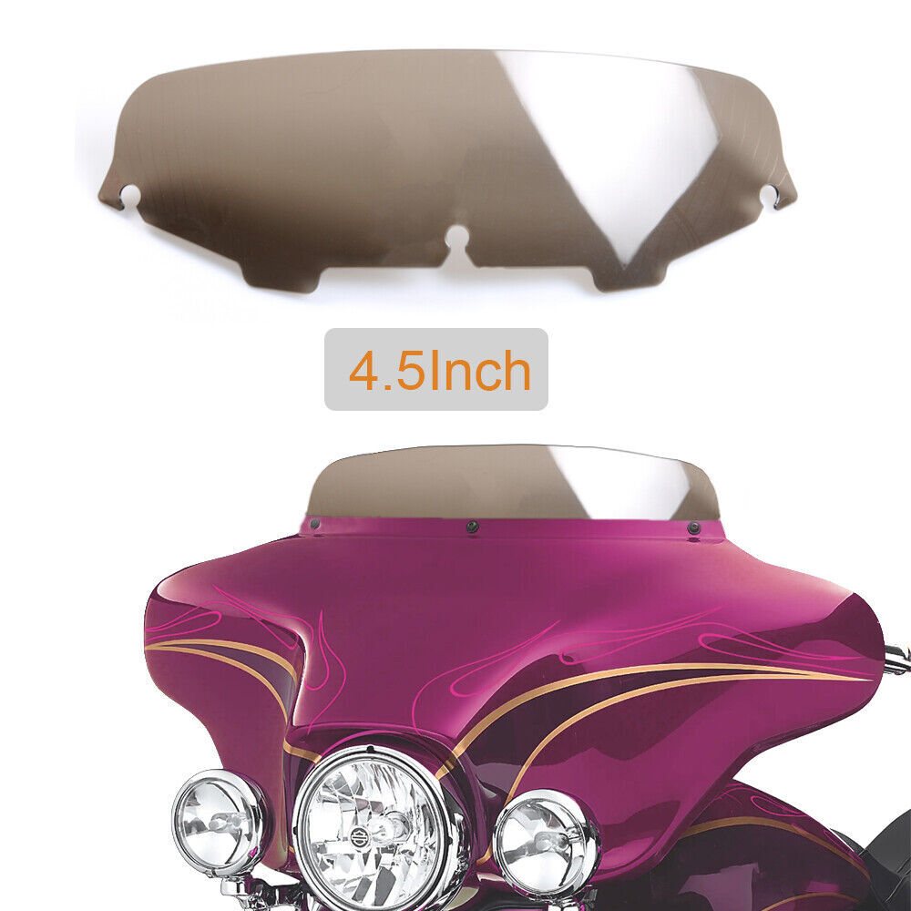 Light Smoke 4.5 Windshield Windscreen for Harley Touring Electra Street Glide