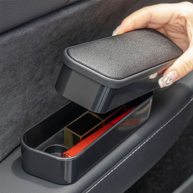Car Armrest Door Storage Box Car Interior Lift Universal Armrest Pad Left Right