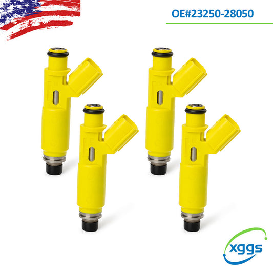 Set of 4 23250-28050 Fuel Injectors Fit for Toyota RAV4 2.0L L4 2001 2001-2003