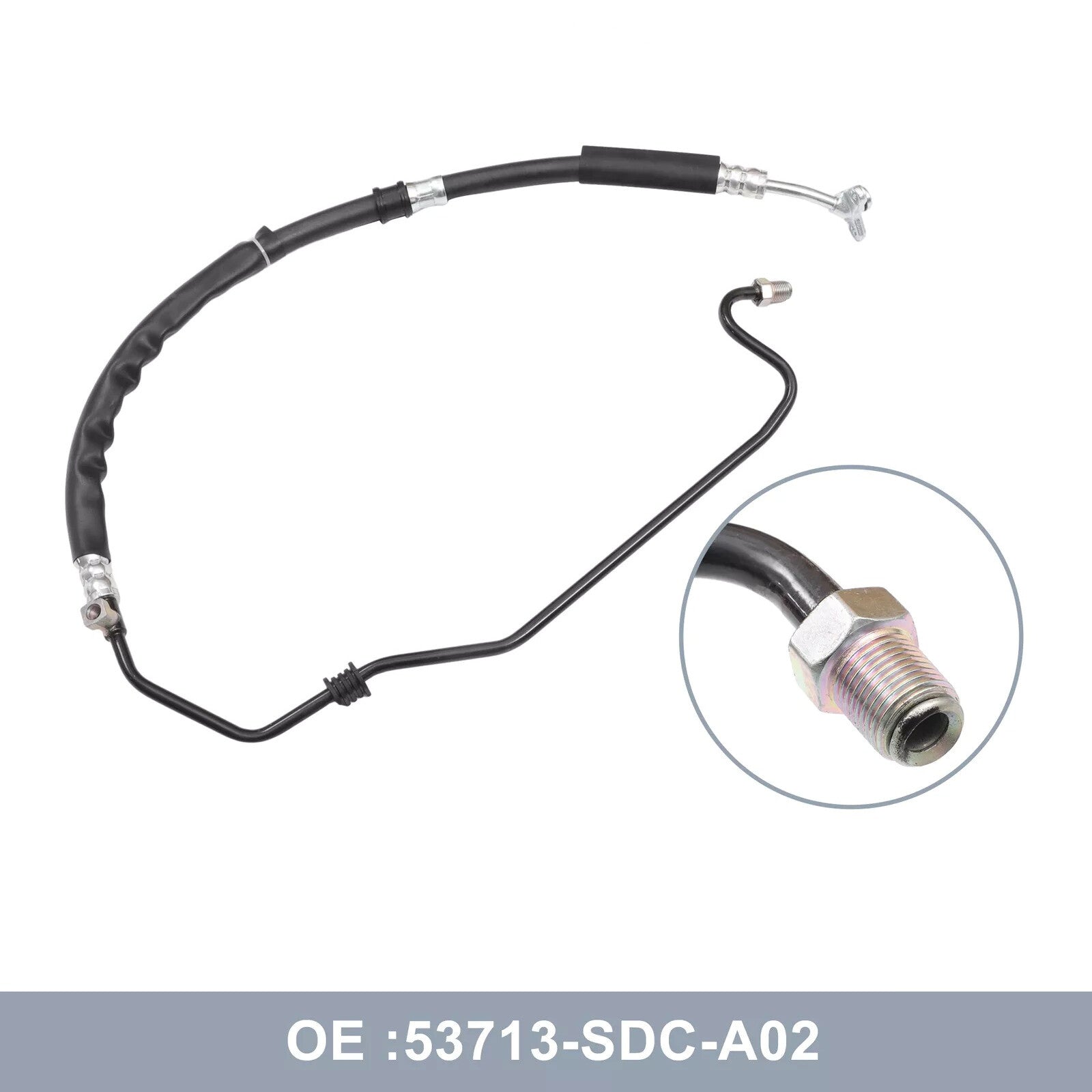 Replacement Power Steering Pressure Hose for Honda Accord 2003-07 53713SDCA02