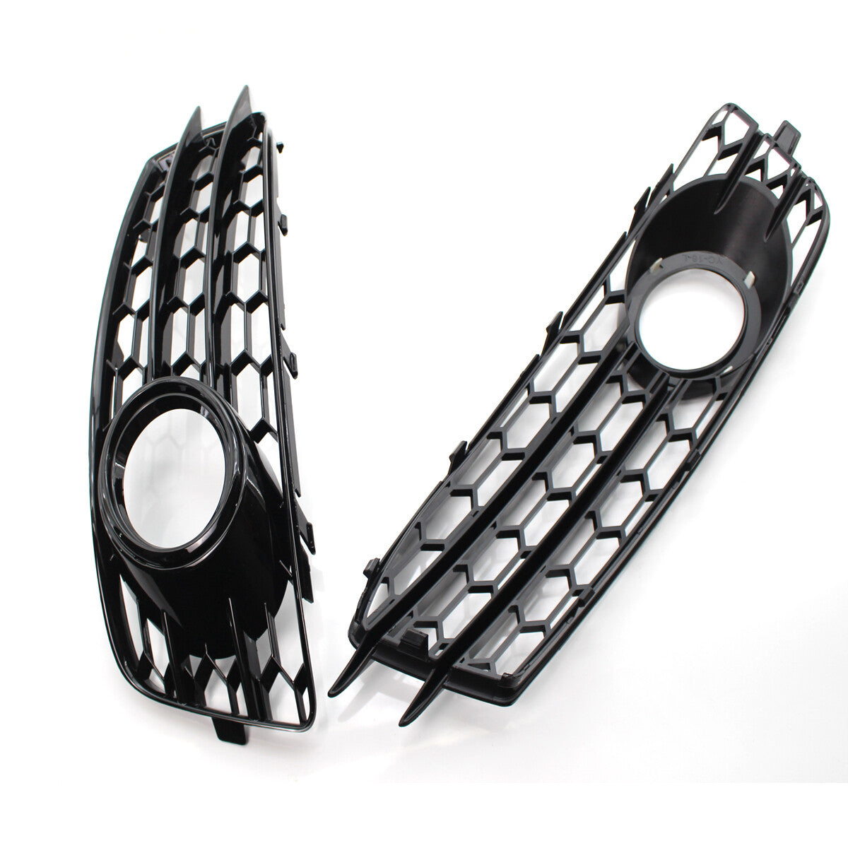 2-piece front fog light grille covers for Audi A3 8P S Line 09 - 2012 Honeycomb